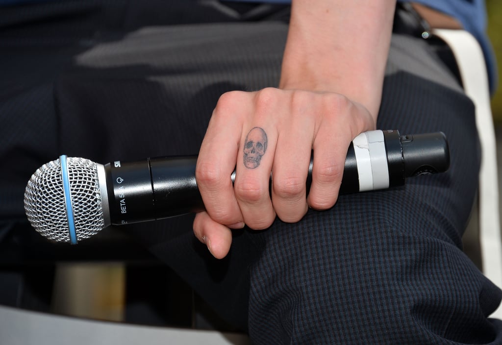 Jamie Campbell Bower Stranger Things 4 Jamie Campbell Bower's Skull Tattoo | Stranger Things's Jamie Campbell