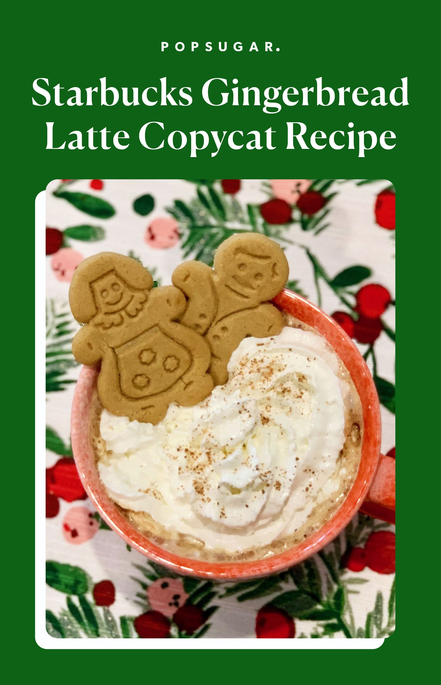 Copycat Gingerbread Latte Starbucks Recipe - Mornings on Macedonia