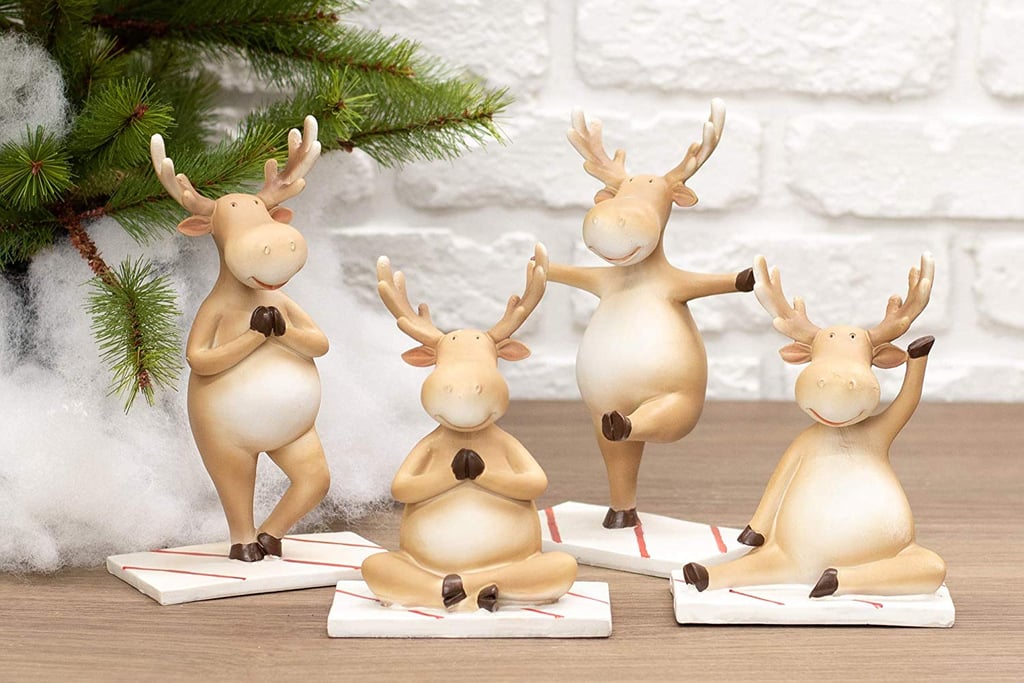Buy a Set of Four Yoga Reindeer Here