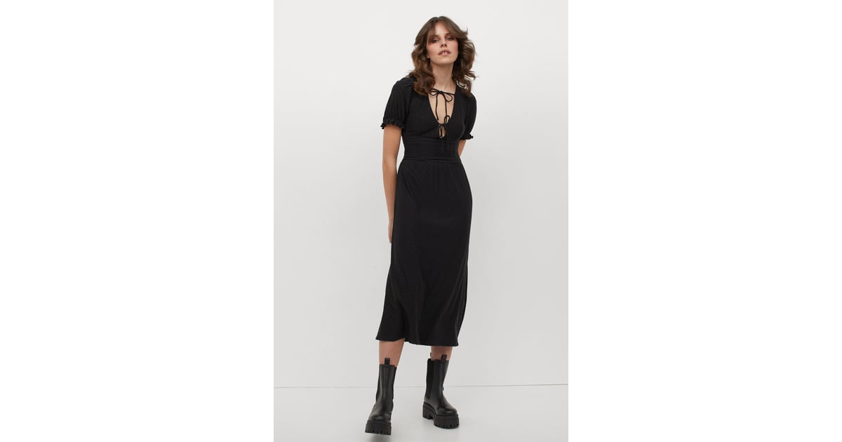 The Perfect Black Dress: Embroidered Dress | Best New Arrivals From H&M ...