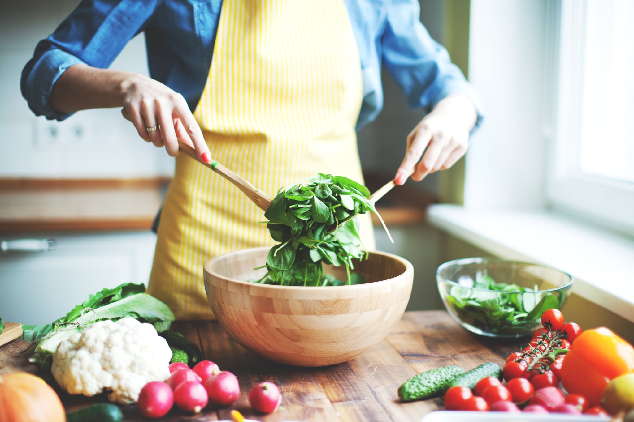 Woman cooking