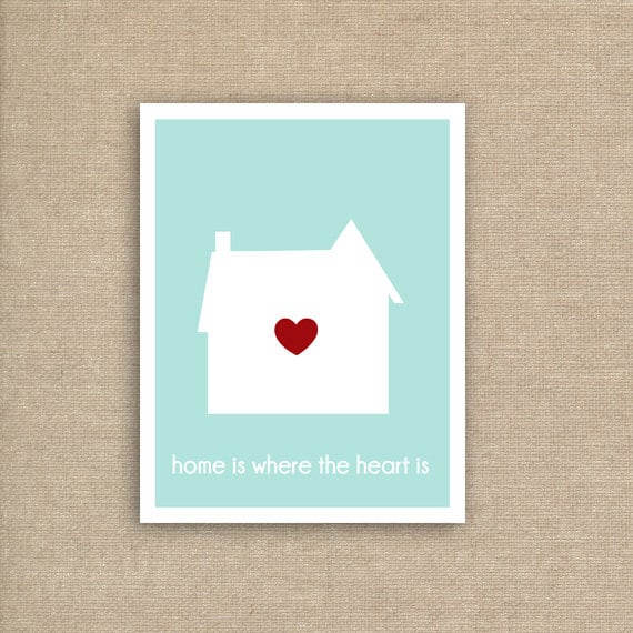 Let your child know they will always find love at home with this inspiring print ($5).