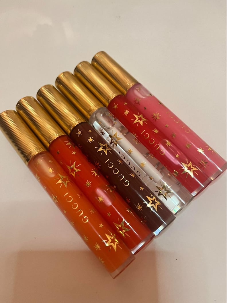 The Gucci Lip Gloss comes in six sheer shades