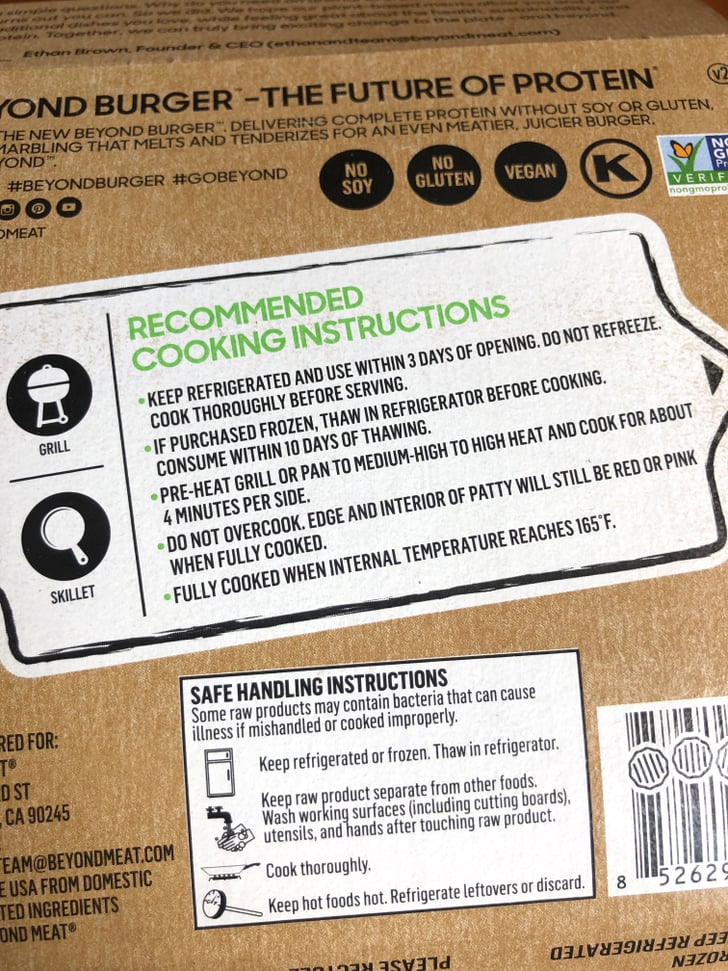 Beyond Burger Cooking Instructions How Does the Beyond Burger Taste