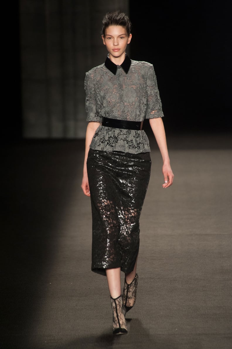 Monique Lhuillier Fall 2014 Runway Show | NY Fashion Week | POPSUGAR ...