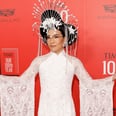 Ali Wong Honors Her Heritage in a Traditional Vietnamese Dress and Headpiece