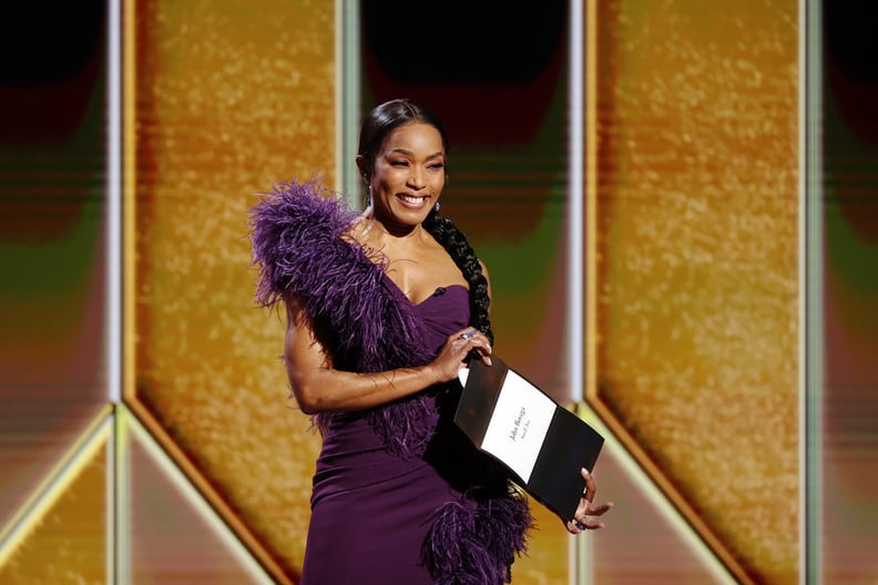 Angela Bassett at the 2021 Golden Globes