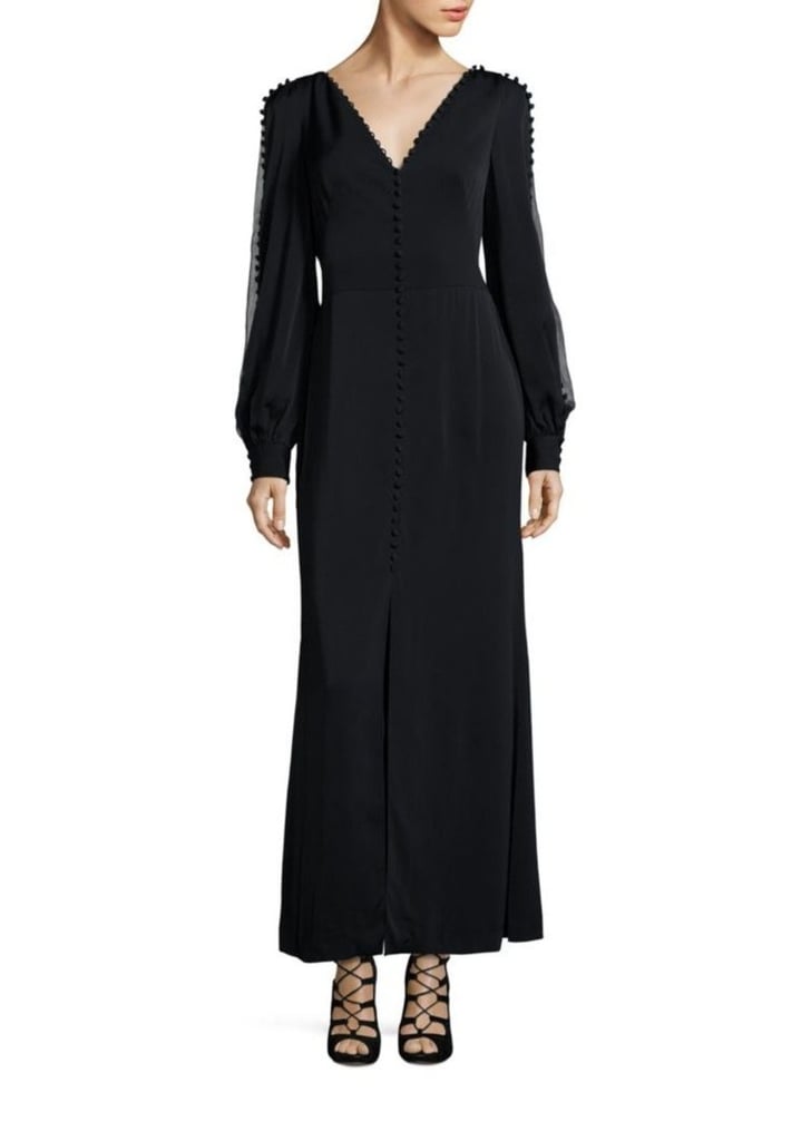 Alexander McQueen Cady Mermaid Button-Down Gown