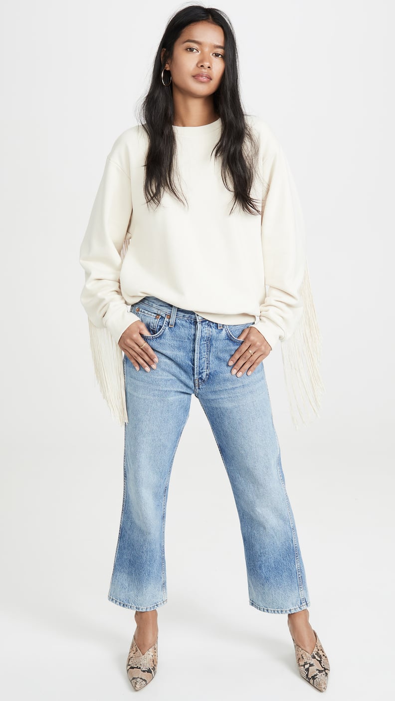 Re/Done The 90s Low Slung Crop Jeans