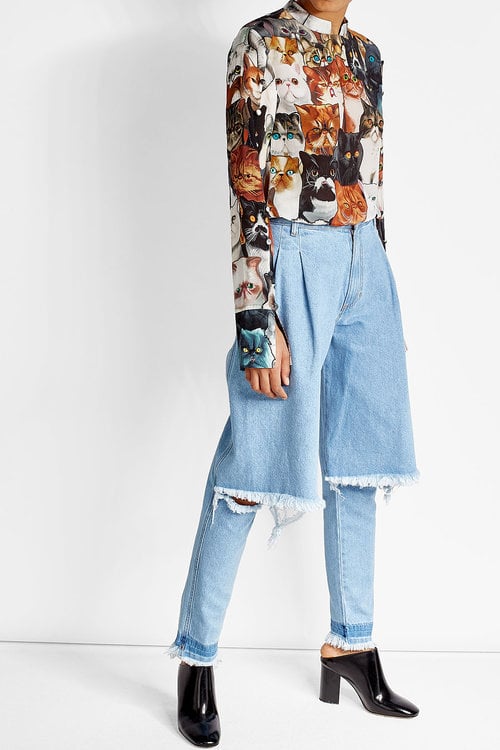 William Fan's Printed Silk Blouse ($439) is a little bit vintage-inspired.