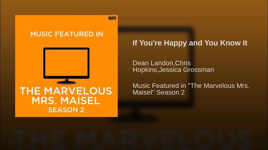 "If You're Happy and You Know It" by Dean Landon, Chris Hopkins, and Jessica Grossman