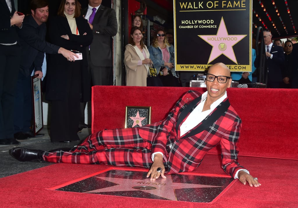 RuPaul and Husband at Hollywood Walk of Fame Ceremony 2018