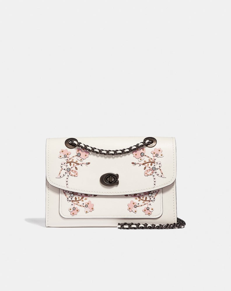 Coach Parker Bag With Floral Embroidery