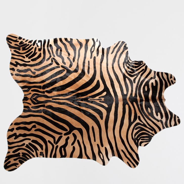ZebraPrint Leather Rug (699) Zara Home Fall Decor 2016 POPSUGAR