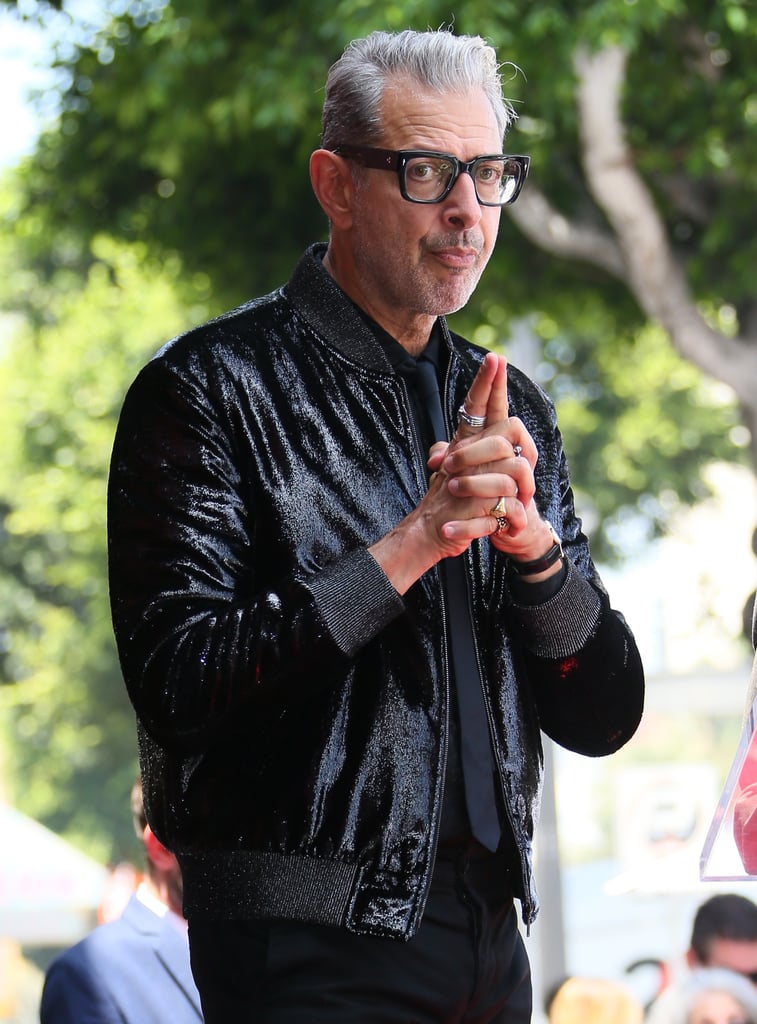 Jeff Goldblum and Family at Hollywood Walk of Fame Ceremony
