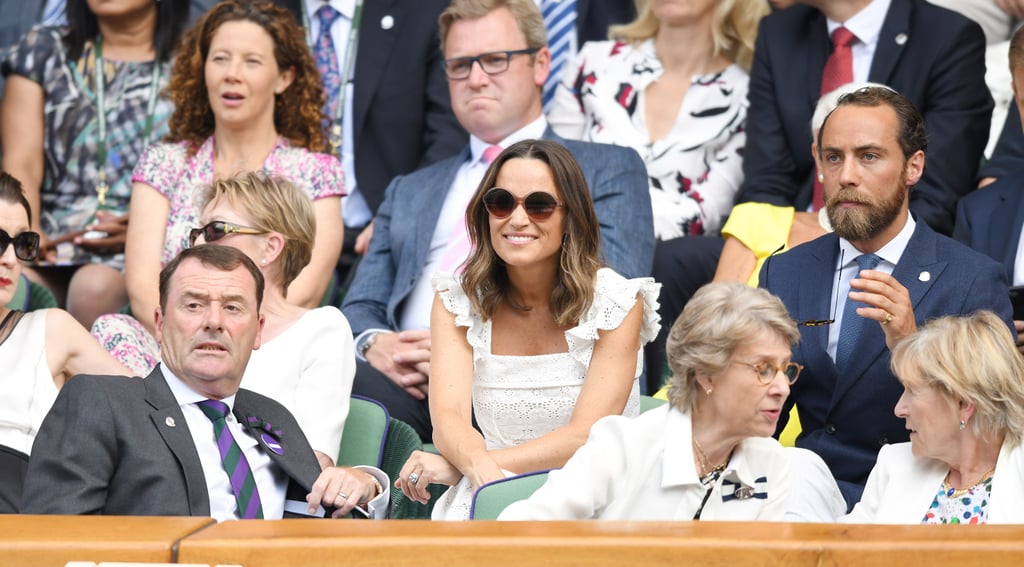 Pippa and James Middleton at Wimbledon July 2018