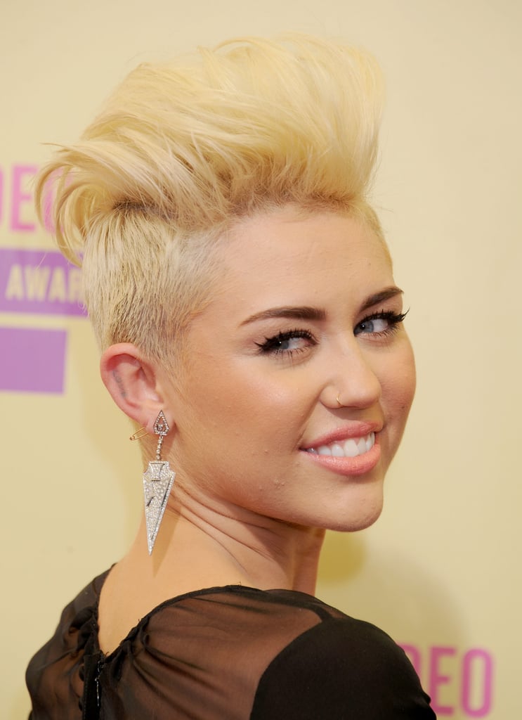 Miley Cyrus at the 2012 MTV Video Music Awards in September 2012