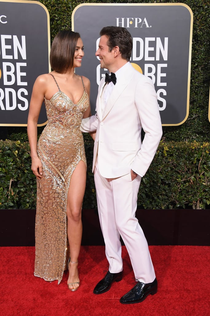 Bradley Cooper and Irina Shayk at the 2019 Golden Globes