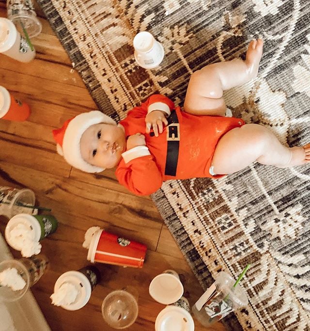 Baby Dressed as Elf on the Shelf 2018
