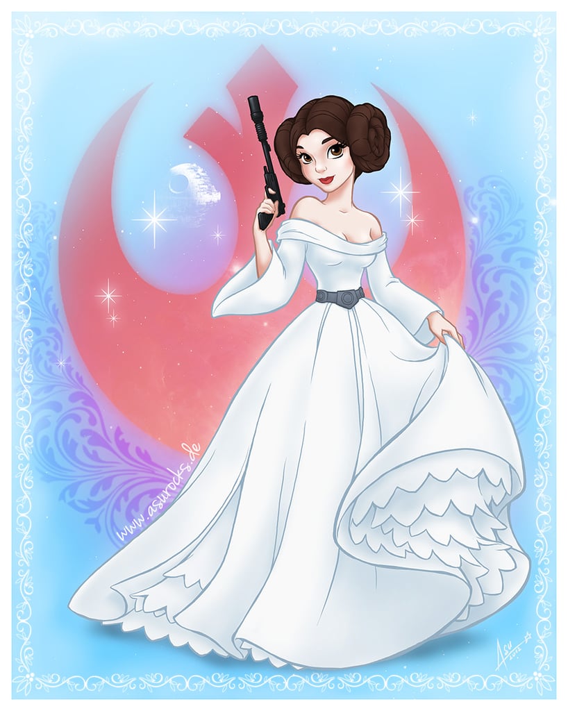 Disney Princess Leia Fan Art