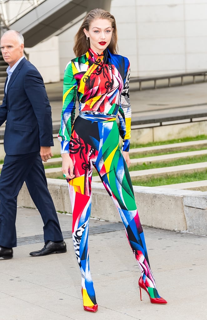 Gigi Hadid S Versace Jumpsuit At The Cfda Awards 2018 Popsugar Fashion Uk Photo 3