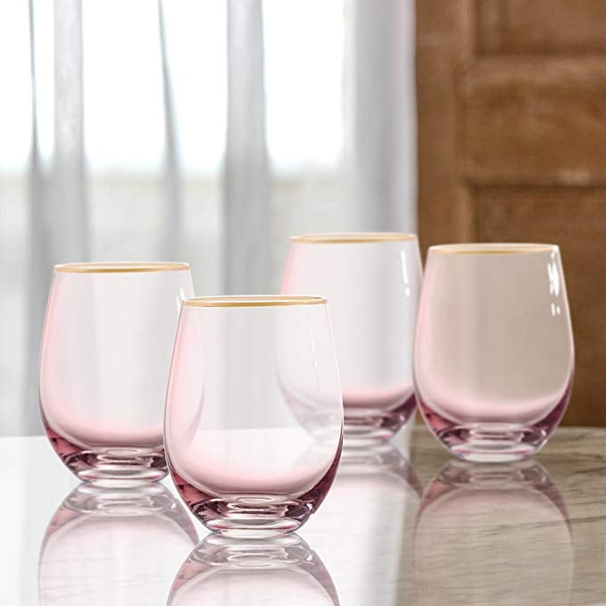 Fifth Avenue Crystal Vivienne Stemless Goblets