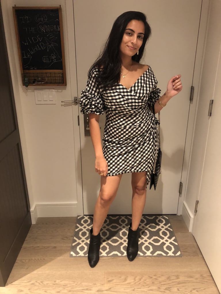 Gingham Dress at Fashion Week