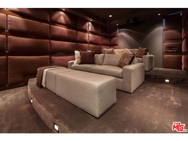 We're guessing family movie nights will be held often in this state-of-the-art home theater.