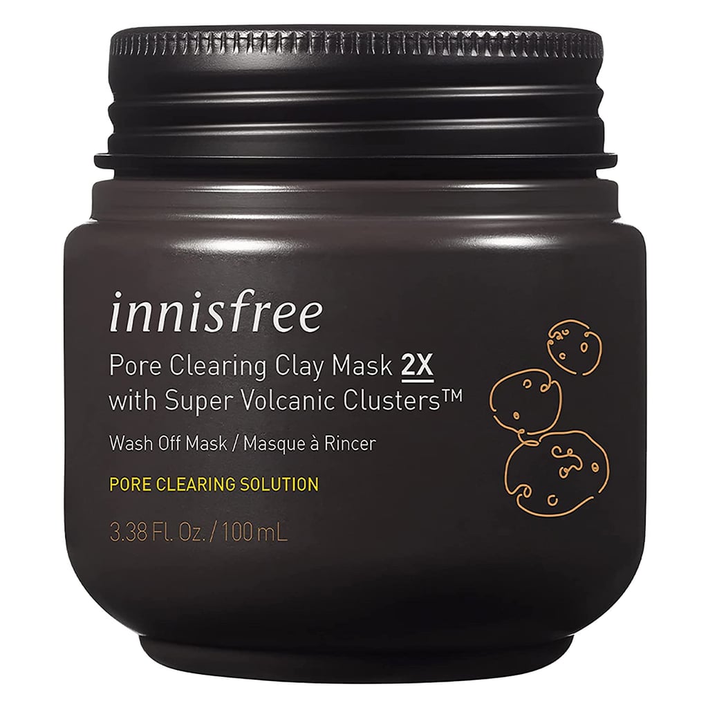 Innisfree Pore Clearing Clay Mask 2X Super Volcanic Clusters Face Treatment