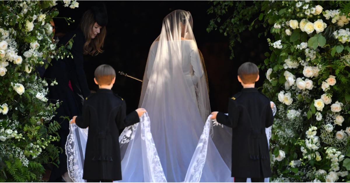 meghan markle veil length