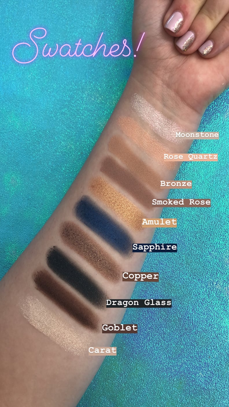 Beauty by POPSUGAR Crystal Power Palette in Sapphire Queen Swatches