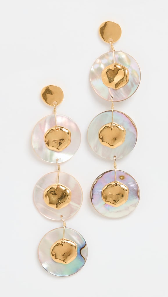 Chan Luu Abalone Coin Earrings