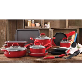 Pioneer Woman 30 Piece Cookware, Bakeware and Cutlery Set