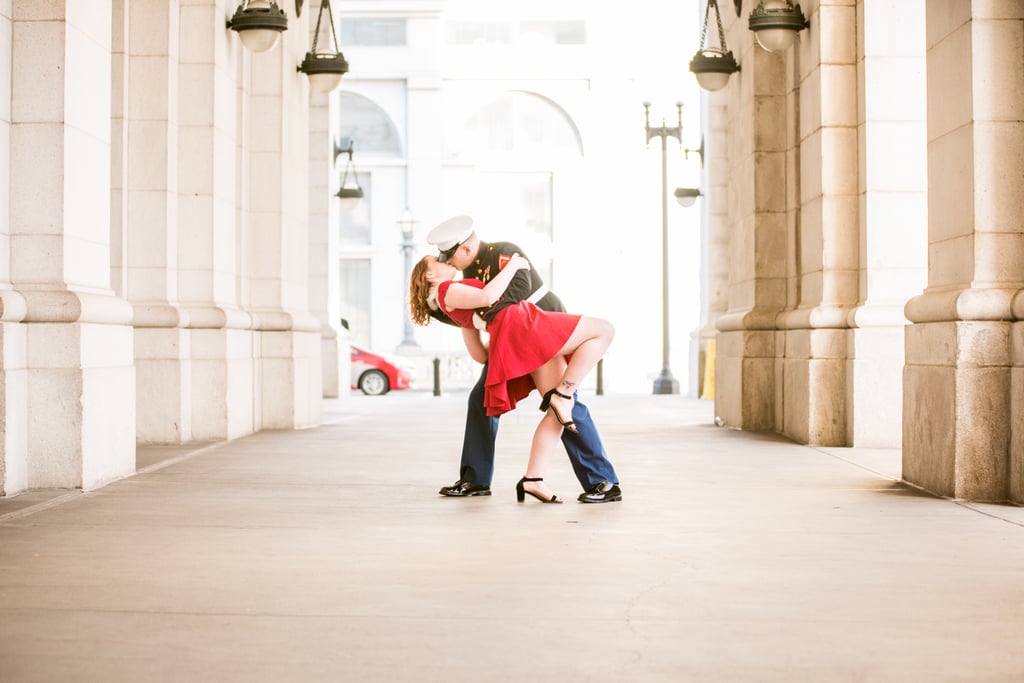 Military Couple Engagement Session in Washington DC