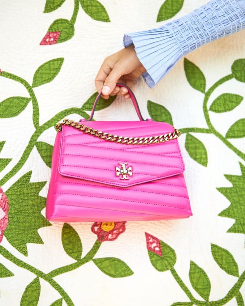 Tory Burch Kira Chevron Shoulder Bag Review  What Fits Inside + Is It  Really Worth It? 