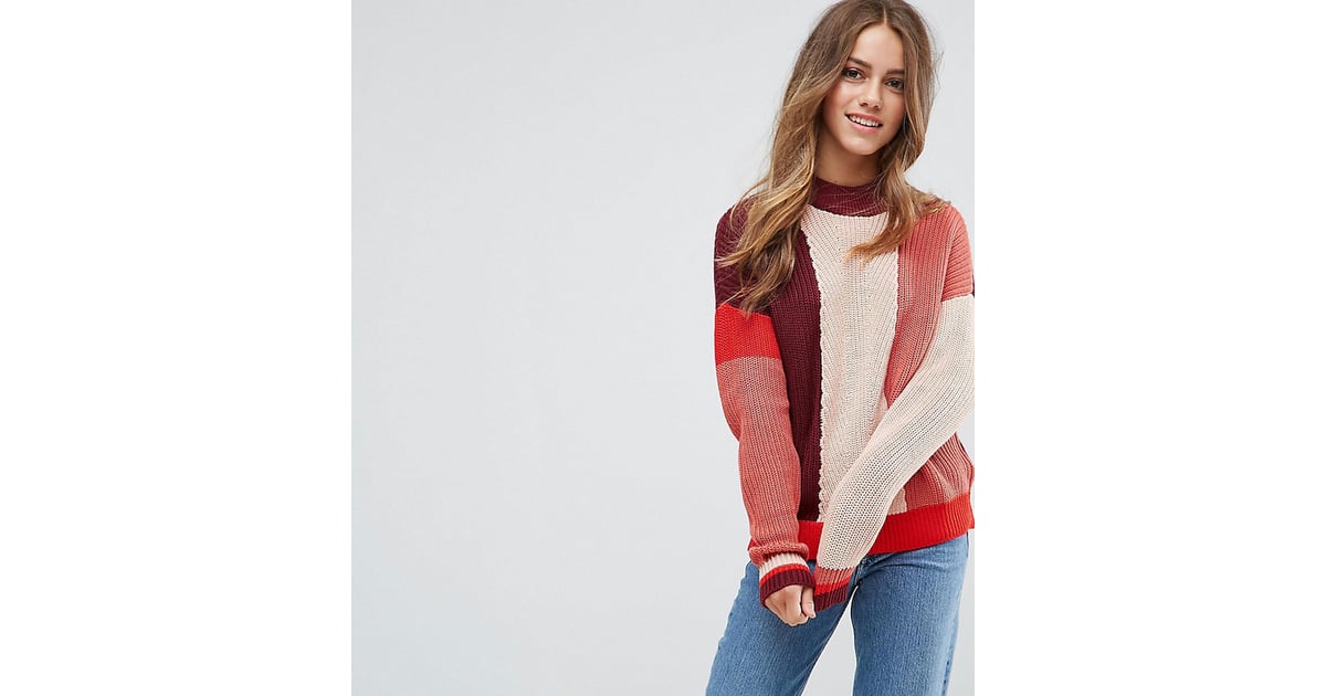 Vero Moda Petite Colorblock Sweater | Petite Sweaters | POPSUGAR