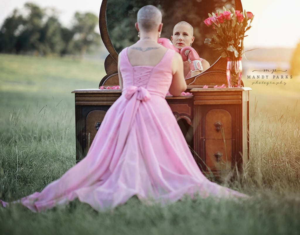 Husband Shaves Wife's Hair in Breast Cancer Photoshoot