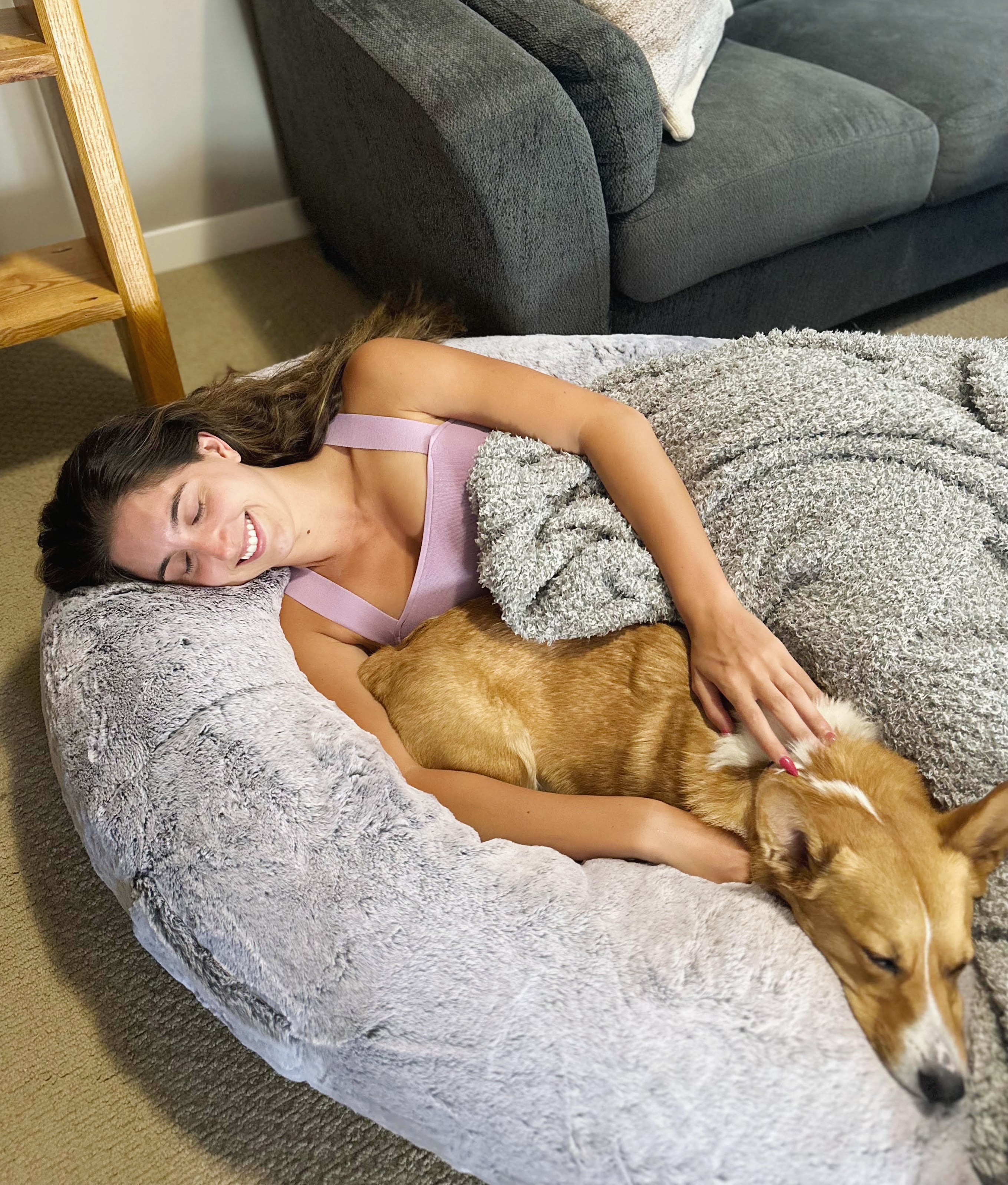 Plufl  The World's First Human Dog Bed