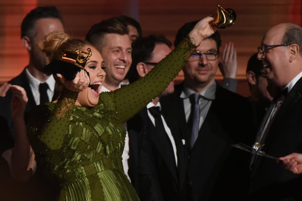 Adele at the 2017 Grammys