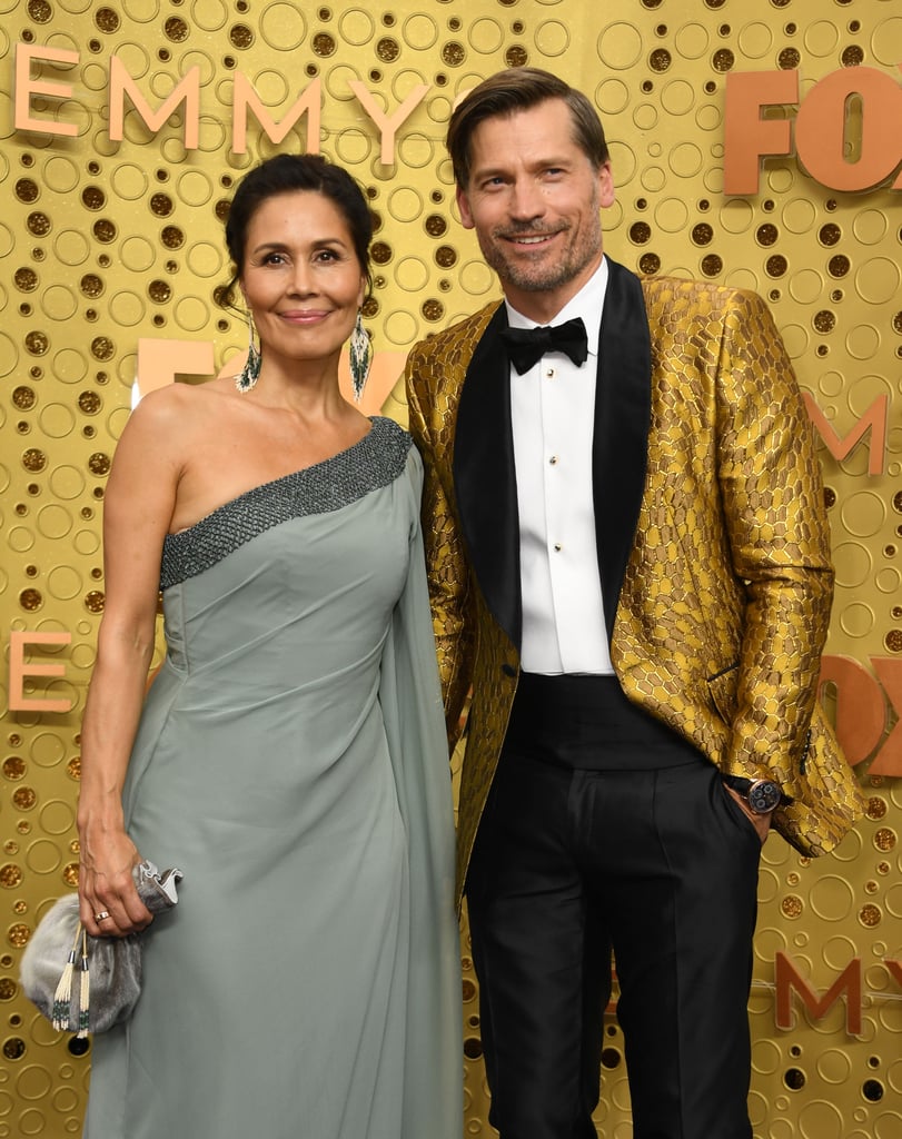 Nukaaka and Nikolaj Coster-Waldau at the 2019 Emmys