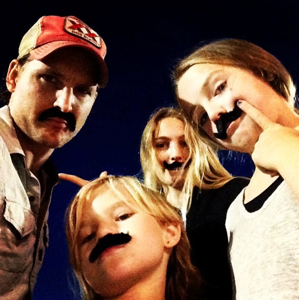 Peter Facinelli With Lola, Fiona, and Luca