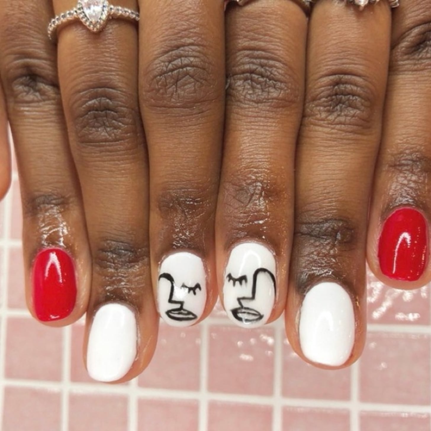 These Halloween press-on nails are so simple to apply — and they glow in  the dark