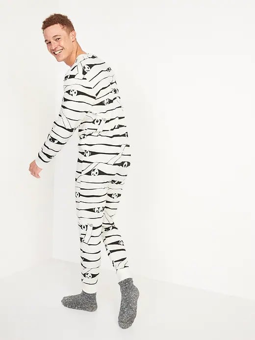 Old Navy Matching Halloween Graphic One-Piece Pajamas For Men