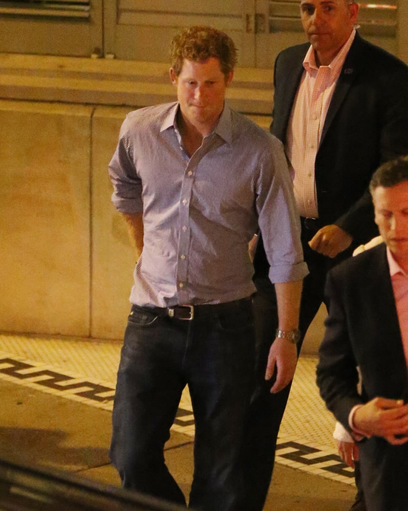 Prince William and Prince Harry at Dinner in Memphis