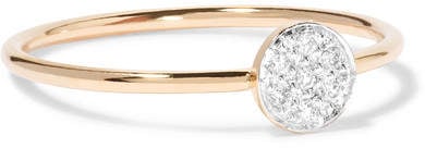 I+I - 14-karat Gold Diamond Ring