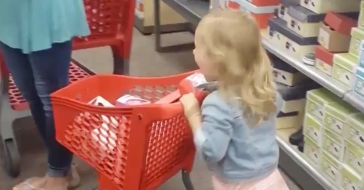 Car seat in online target shopping cart