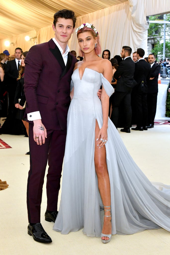 Hailey Baldwin and Shawn Mendes at the 2018 Met Gala