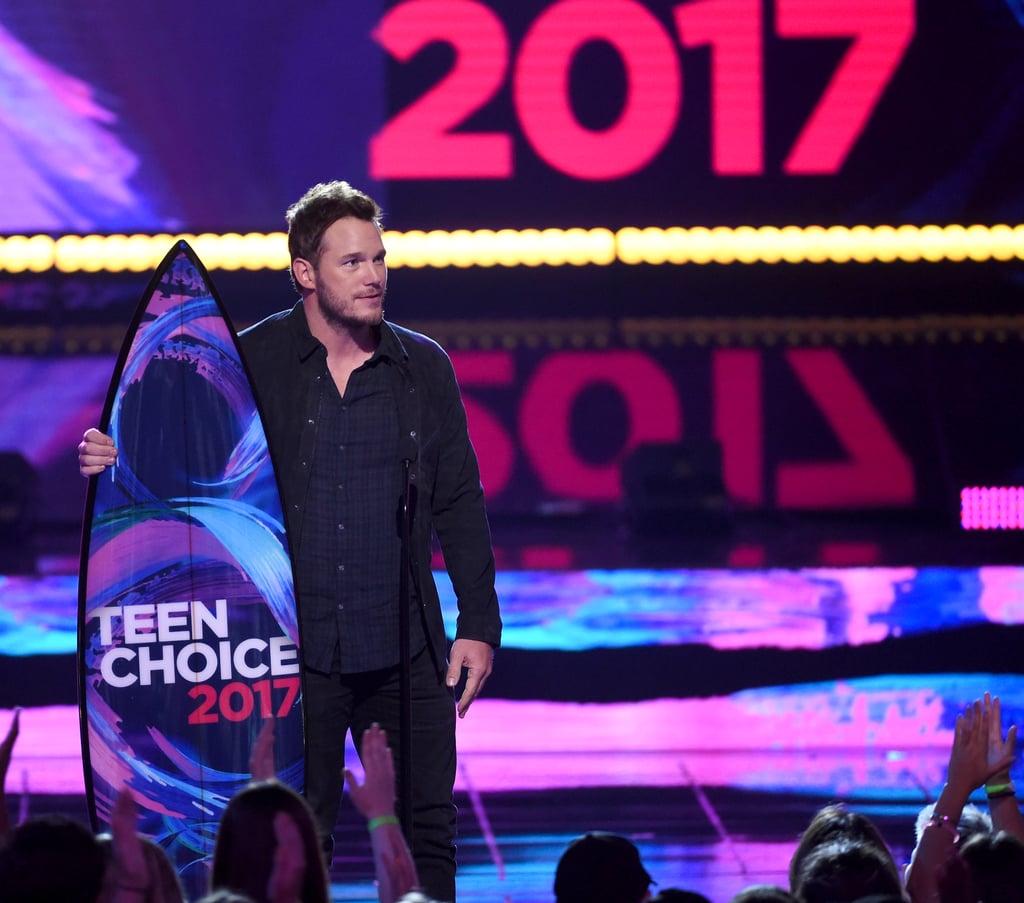 Chris Pratt at the 2017 Teen Choice Awards