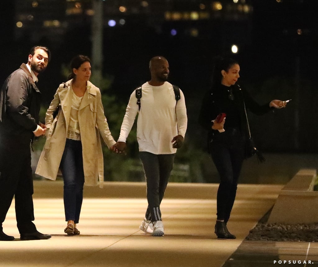 Katie Holmes With Corinne and Jamie Foxx in LA April 2019