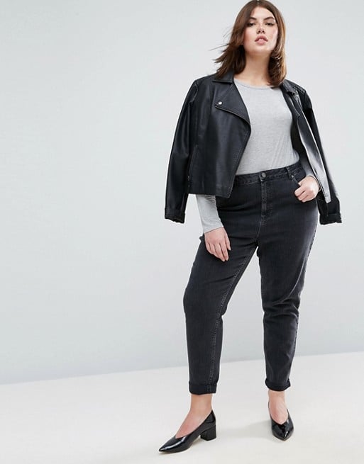 Asos Design Curve Farleigh High Waist Slim Mom Jeans